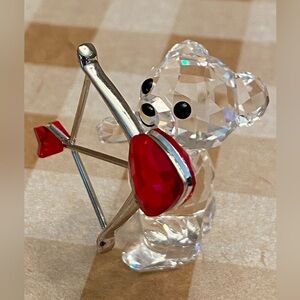 Swarovski Kris Bear Cupid #5136438 heart bow and arrow 2016 No Box Or COA